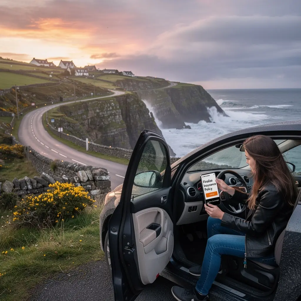 An infographic illustrating different types of auto coverage available for new drivers.